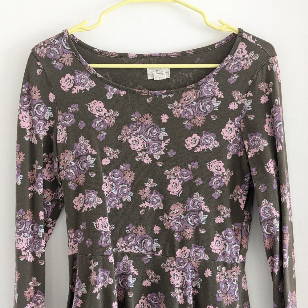 Levi's peplum floral top